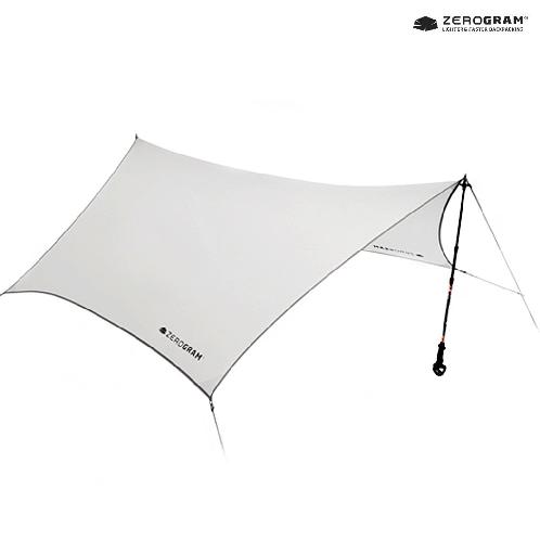 0.8lb Ultralight Tarp / Easy Pitching / Minimalist Nano / Light Gray Color