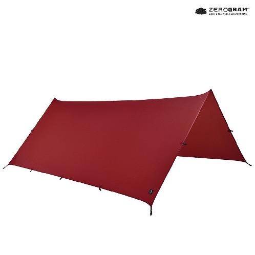 Excellent Durability & Lightness Tarp with Double-Sided Silicon Coating / Minimalist 2 - 2 Colors (W